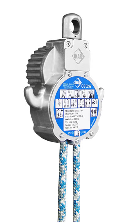 礦井人員作業(yè)過程中防墜器的應(yīng)用